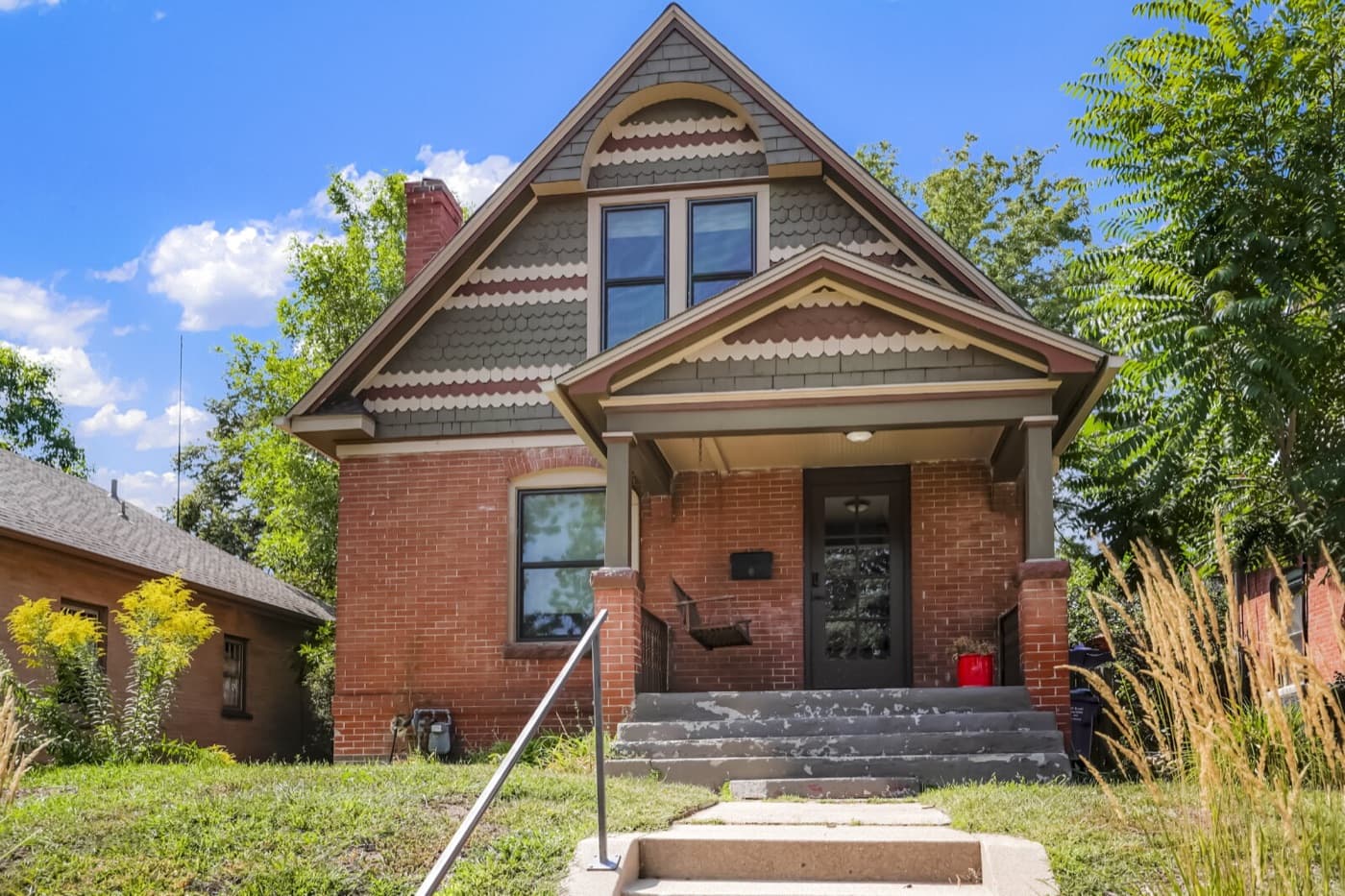 Brick Victorian home on Bryant Street in Sunnyside, managed by My Haven